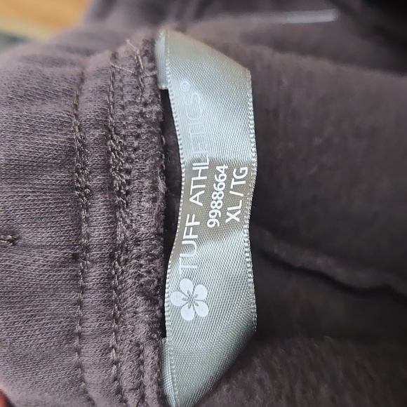Tuff Athletics Size XL Chocolate Brown Fleece Lined Cargo Sweatpant - Picture 7 of 9